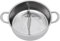 Hot Pot Edelstahl Chinesischer Feuertopf mit Trennwand Shabu Topf Kochtopf Suppentopf Induktionstopf Wok Kochgeschirr für Induktionsherd Gasherd (28cm)