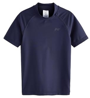 NEXT Jungen Kurzarm Kurzärmliges UV-Top Sonnenschutzoberteil Marineblau Numeric_146
