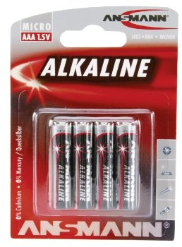 XCell Performance Alkaline LR03 Micro AAA Batterie (4 Stück, im Papp-Blister, optimale Leistung, hohe Energiedichte, Lange Haltbarkeit) 115354