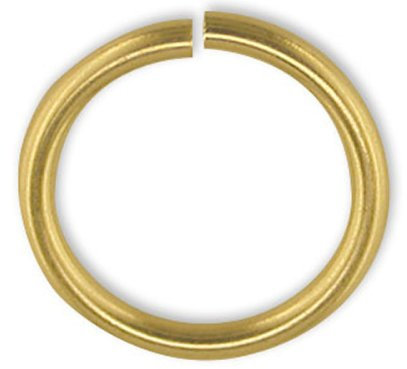 MKCLOCKS 5mm Heavyweight 9ct Yellow Gold Open Jump Ring Pkt 1