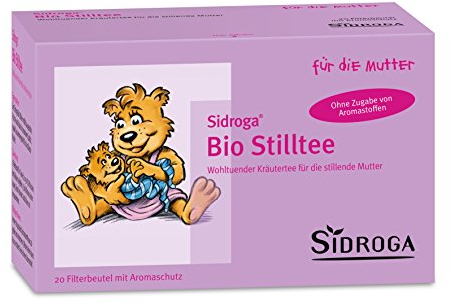 Sidroga Bio Stilltee – Kräutertee mit Heilpflanzen zur Unterstützung der Milchbildung – 20 Filterbeutel à 1,5 g