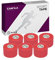 Cawila Sporttape Color 6 Rollen farbiges Tapeverband, 3,8cm x 10m