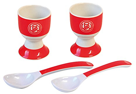 benu Eierbecher-Set, Weiß-Rot, 26031