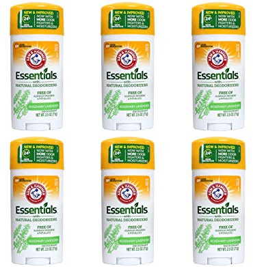 Arm & Hammer A&H Ess Fr Scent Size 2.5z Essentials Fresh Natural Deodorant (Pack of 6)