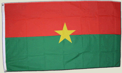 Flagge Burkina Faso - 90 x 150 cm