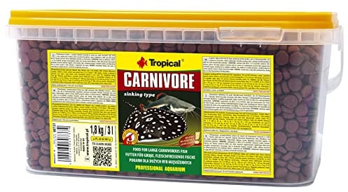 Tropical Carnivore - Futter für große, fleischfressende Fische (Rochen, Raubwelse), 1er Pack (1 x 3 l)