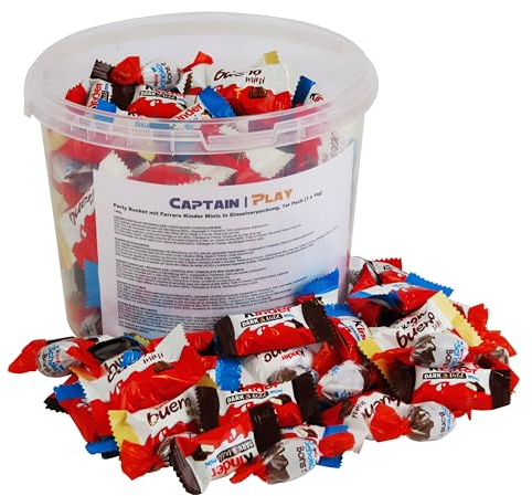 Party Bucket avec Ferrero Kinder Minis dans emballage individuel 1kg