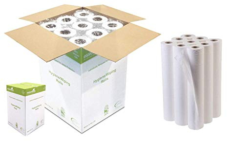 Essentials H2W540 Hygiene Rolls, 2-Ply, 20, White (Pack of 9)