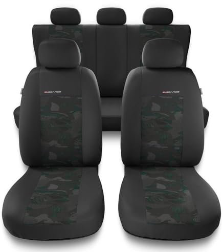 Mossa - Universal Sitzbezüge Auto kompatibel mit VW Volkswagen Amarok I, II (2010- ) - Autositzbezüge Schonbezüge für Autositze - UNE-GR