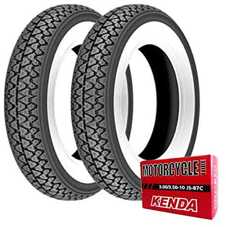 1 Paar Reifen KENDA K333 3.00-10 42J + Schläuche Vespa 50 Special