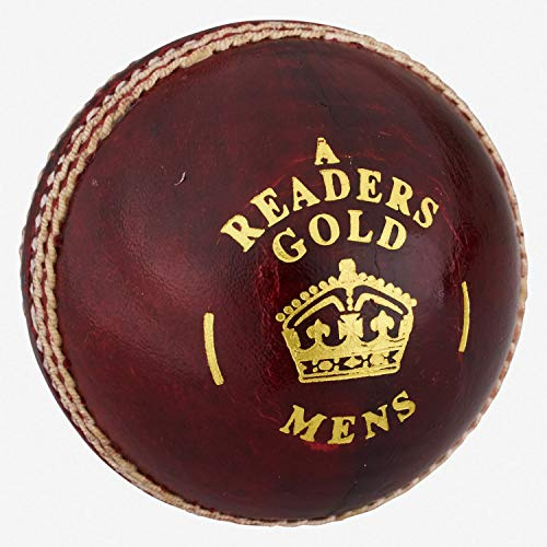 Readers Unisex-ungdom guld 'A' cricketboll, röd
