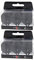 LSTYLE Dart Flights: 2-Pack L1 PRO Standard Shape Dart Flights - for Soft Tip and Steel Tip Darts - Black