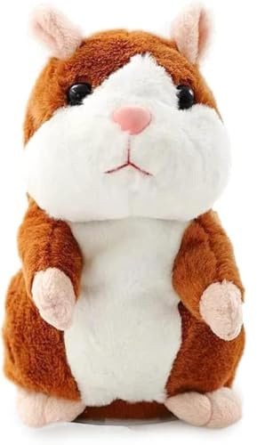 Sprechende Hamster Wiederholt,Sprechender Plüsch Hamster Spielzeug | Talking Plüschtier Elektronische,Lustige Stofftiere,Maus Stofftier,Record Spielzeug Interaktives