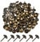 100 Stk Vintage Polsternägel Möbel Reißnägel Heftzwecken Runder Großköpfiger Bronze Metall Möbel Sofa Schuh Tür Tack Stud Karten, Markierung, Pinnwand, Lehre, DIY