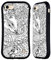 Head Case Designs Offizielle Mad Dog Art Gallery Fuchs Welt Schwarz und Weiss Doodle Hybride Handyhülle Hülle Huelle kompatibel mit Apple iPhone 7/8 / SE 2020 & 2022