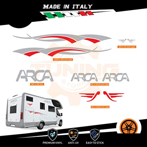 Generico Kit Adesivi Camper Arca - Versione S