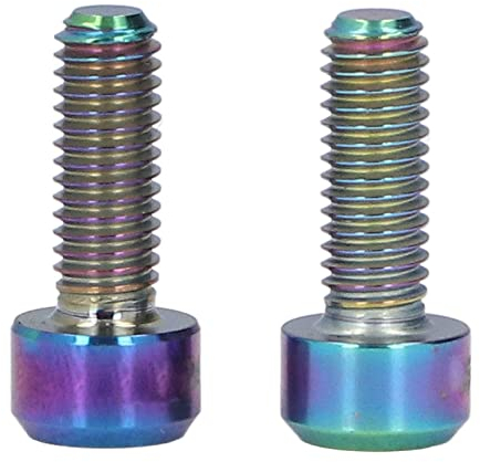 2 Pièces M5x14mm Vis de Porte-bidon de Vélo, Vis de Porte-bidon de Vélo pour Vélo de Route de Montagne