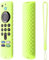 OUKENS Fire Stick Remote Cover,Fire TV Stick Cover Replacement for Fire Stick 4K MAX/Alexa Voice Remote (3rd Gen), Anti-Slip Silicone Protective Case with Lanyard(Fluorescent Green)