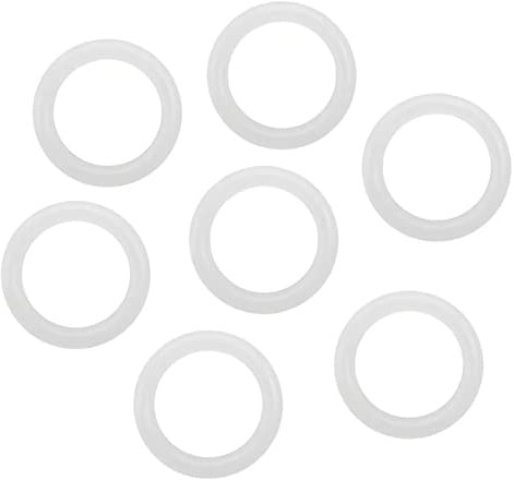 FEEIMOL Gummi O-Ring Dichtungsdichtung Scheibe Dichtungs Klar Silikon Unterlegscheiben 22x4mm (20 Stück)