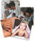 Panorama Personalisierter Magnete Quadratisch 14x14 cm - Packung mit 4 Einheiten - Magneto für Magnettafel, Selbst Gestalten - Kühlschrank mit Foto - Geschenk Lustige