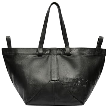 Liebeskind Berlin ELVIRA PAPER TOUCH CRINKLE Beltbag Belt-Bag S, black (HxBxT 13cm x24cm x6.5cm)