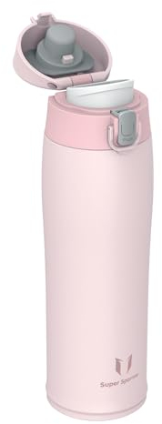 Super Sparrow Water Bottle Stainless Steel 18/8 - Travel Mug - 500ml - Insulated Metal Water Bottle - BPA Free - Leakproof Drinks Bottle