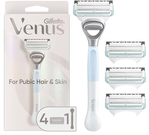 Gillette Venus - Rasoio da donna con manico e 4 ricariche
