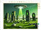 CALVENDO Puzzle Eine UFO errichtet Steinkreise | 1000 Teile Lege-Größe 64 x 48 cm Foto-Puzzle für glückliche Stunden