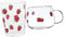 Ciieeo Lot De 2 Tasses À Café Et Thé En Verre À Motif Fraise Capacité Réutilisables Pour La Maison Et Le Bureau