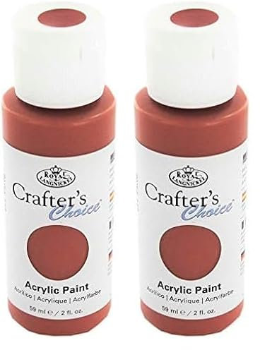 Royal & Langnickel 1430212511 Terracotta Acrylic Paint - 59ml (Pack of 2)