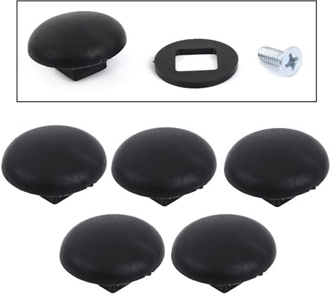 INLY 5 Piezas Clips de Sujeción Para Cristales Clip y Tornillo Para Cristales compatible con Citroen Berlingo Synergie Peugeot Partner 857379, 2839777