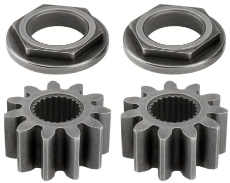 eMagTech 2 Satz Lenkwellen-Ritzel und Buchsen-Set, kompatibel mit MTD, kompatibel mit Cub Cadet 717-1554, 917-1554, 941-0656A, 741-0656A Rasenmäher, Lenkpräzision