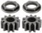 eMagTech 2 Satz Lenkwellen-Ritzel und Buchsen-Set, kompatibel mit MTD, kompatibel mit Cub Cadet 717-1554, 917-1554, 941-0656A, 741-0656A Rasenmäher, Lenkpräzision
