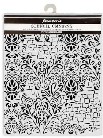 Stamperia - Thick Stencils for Scrapbooks, Albums, Cards, Bullet Journalling, and More, Flexible Material, Easy to Clean, Perfect for Hobbies, Crafts and Gifting (Master of Magic, Tapestry)