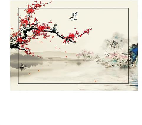 KANLVU Cache Tableau Electrique Decoratif sans Poinçonnage Cache Compteur Electrique Mural Fleurs Autocollant Couvercle De Panneau électrique(S,9)