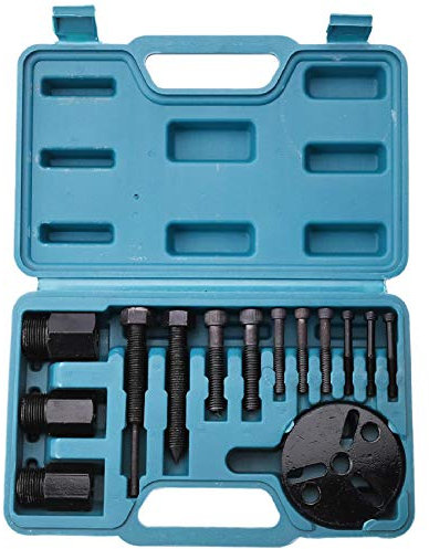 Goufride 14 Pezzi un/C Compressore Rimozione Frizione un/C Estrattore Installatore Kit Strumenti Aria Condizionata Kit Riparazione Auto