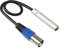 Wrtysully Cable de 1/4 una XLR, Adaptador de Audio EstéReo Equilibrado de 1/4 de Pulgada Hembra una XLR Macho, Conector Macho de un Cuarto de Pulgada/TRS una XLR