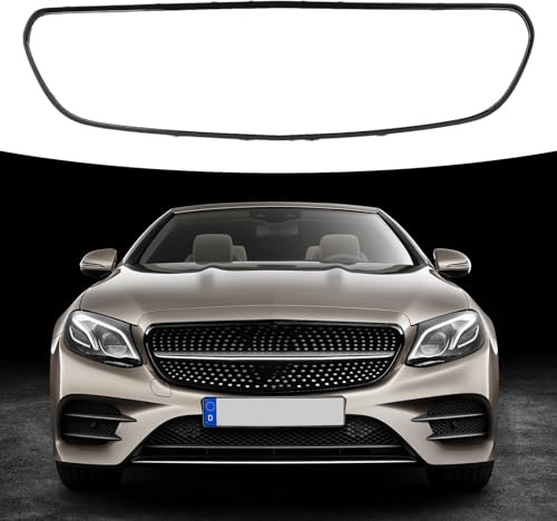 BAFOVY Vordere Stoßfänger Grill Surround-Trimmkühlerabdeckungsverkleidung Hauptgitterverkleidung für E-Klasse W213 C238 AMG LINE PREFACELIFT 2017-2020 mit Stilvollem Design Hochfestes Material Easy