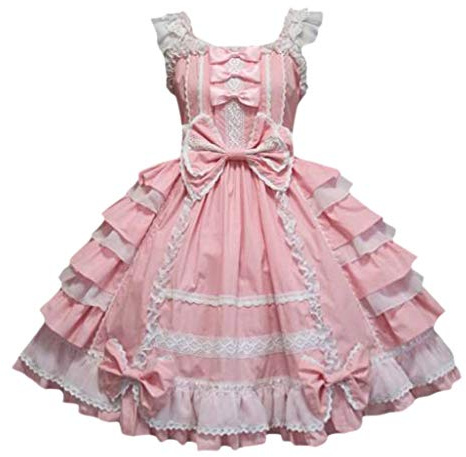 Goth Dress for Women Halloween Pirate Peasant Sleeveless Lace Patchwork Velvet Elastic Waist Gothic Smocked Midi Ball Gown Renaissance Costume Lolita Steampunk Medieval Gowns Victorian Dress
