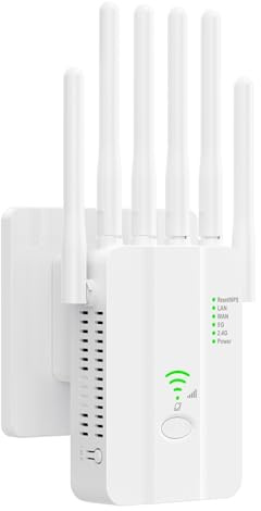 Tkimat WiFi Répéteur, 1200 Mbit/s Amplificateur