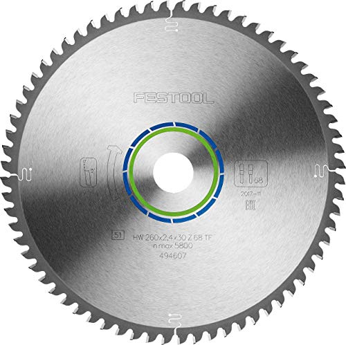 Festool Kreissägeblatt HW 260x2,4x30 TF68 ALUMINIUM/PLASTICS