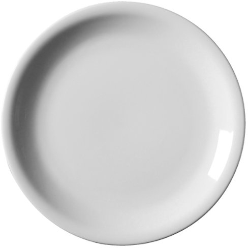 Royal Narrow Rim Dinner Plates - 16cm, 6.25inch, White, Porcelain - Pack of 6 | Commercial Quality Tableware