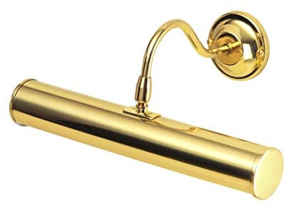 Firstlight PL2BR Picture Light E14 2 x 40 Watt Polished Brass Lamp