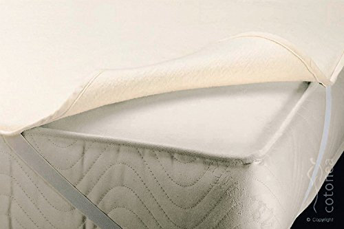 Cotonea Molton Matratzenauflage Bio-Baumwolle 90x200 cm