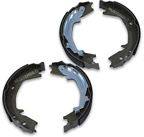 4x Bremsbacken Satz Bremsbacken Ø200x32 Trommelbremse hinten,