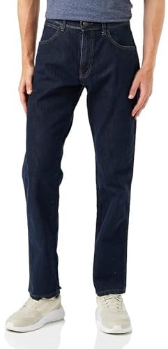 Wrangler Herren Durables Regular Fit Jeans, Darkstone Blue, 32W / 30L