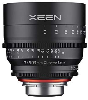 Rokinon Xeen XN35-C 35mm T1.5 Professional Cine Lens for Canon EF (Black)