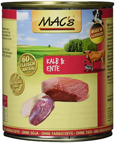 Mac's Kalb & Ente, 6er Pack (6 x 800 g)
