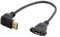 chenyang Câble d'extension DisplayPort,DisplayPort DP mâle vers femelle câble d'extension de port d'affichage coudé à 90 degrés vers le bas