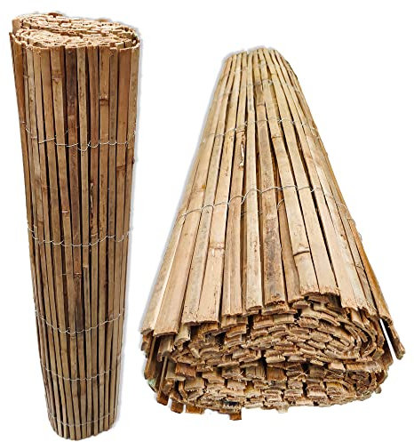 Bamboo Fence Screening by Homatz | Slat Fence - Garden Screening for Privacy & Protective Screens | Privacy Screening for Garder and Outdoor (1.8m x 4m)